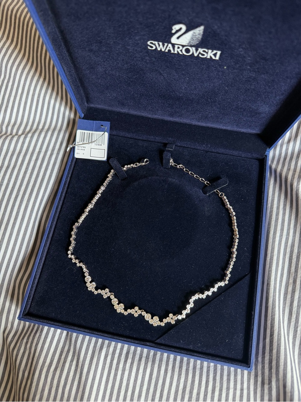 Swarovski Silver Crystal Necklace